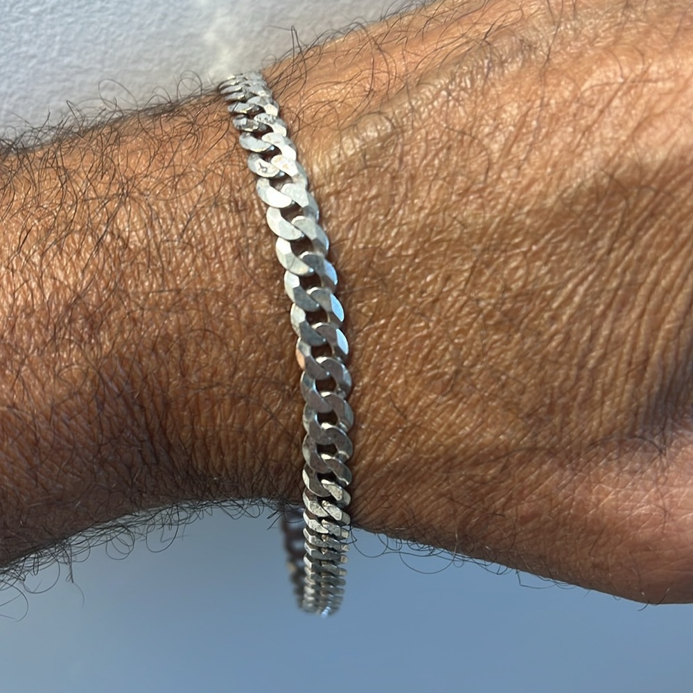 Sterling Silver Chain 10 inches 925 made in Italy - Picture 6 of 8